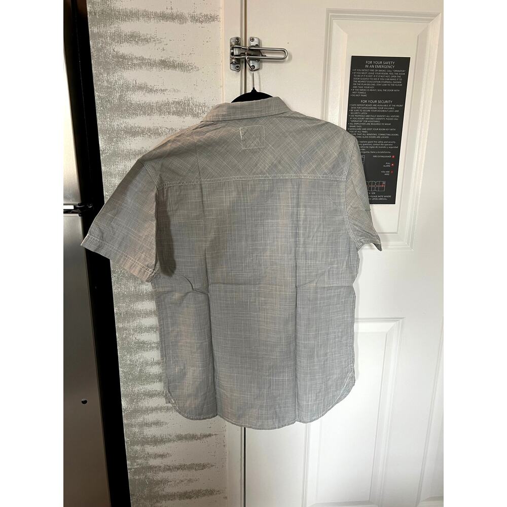Levi's Neutral Retro button down Cotton half sleeves shirt special stitch Size-S - Picture 2 of 7